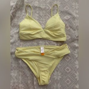 Yellow bikini